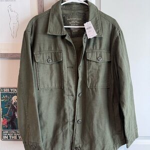 American Eagle Outfitters Olive Field Jacket